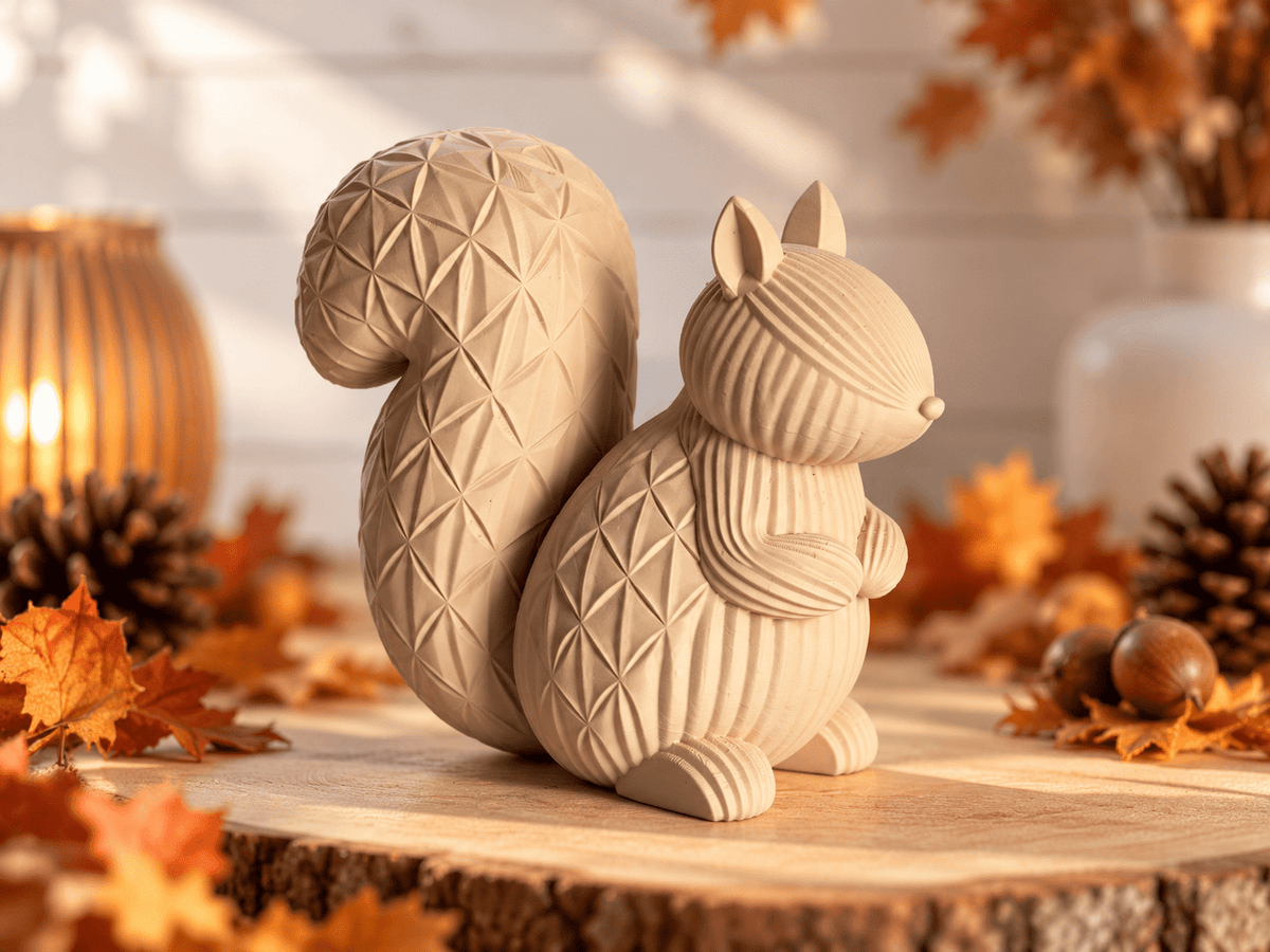 Deko-Eichhörnchen – geometrische Figur - DIMMEL.design