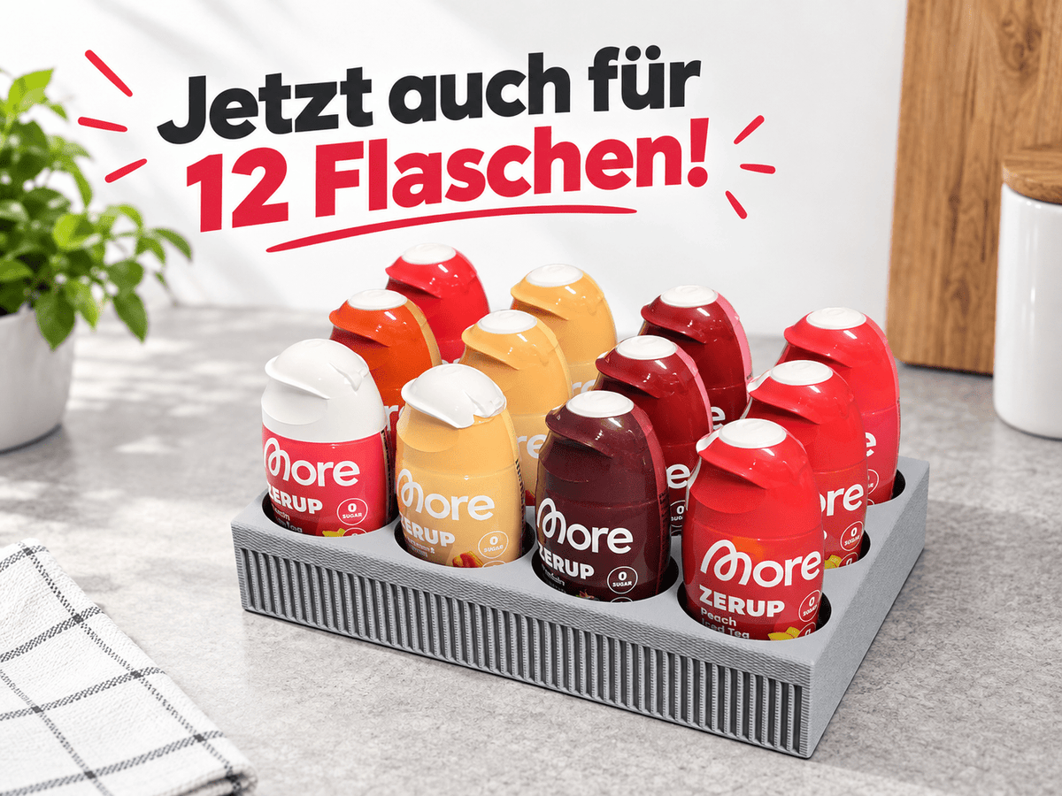 Zerup Flaschenhalter – 12-fach - für More - DIMMEL.design